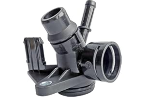 NATAFOX Water Outlet Coolant Flange Replacement For 2009-2017 Audi A4 Allroad A5 A6 Quattro Q5 2.0T