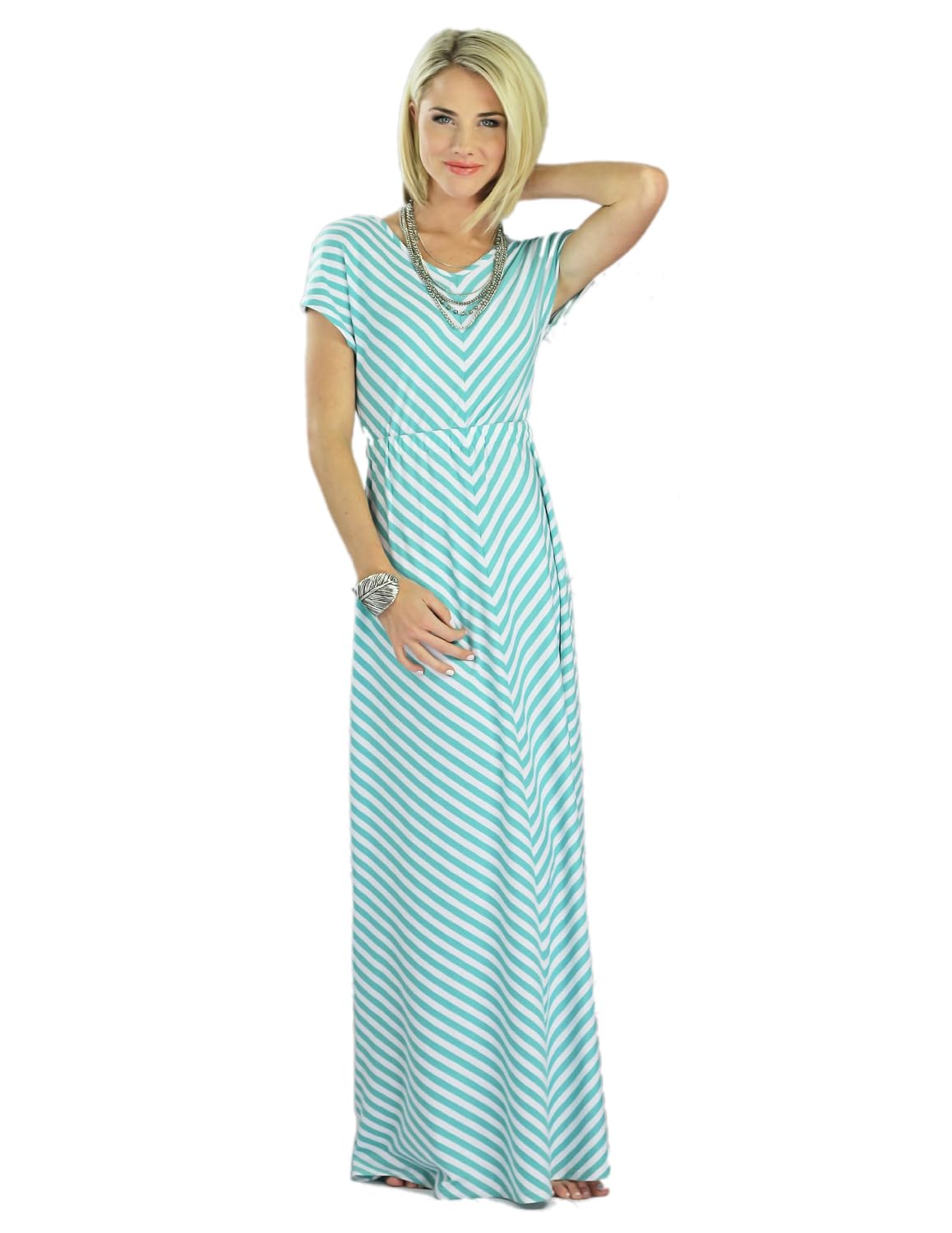 short sleeved maxi dress Dress Yp