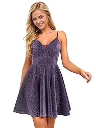 Ever-Pretty Women's Summer Dresses Glitter V Neck