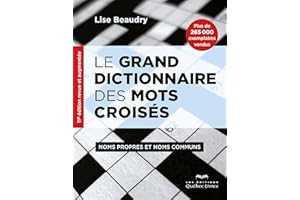 Le grand dictionnaire des mots croisés: Noms propres et noms communs (LOISIRS) (French Edition)