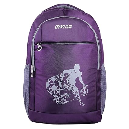 INDIAN STYLISH 26Ltrs Purple School, College and Laptop Bags for & Girls & Boys