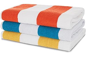 BolBom*S 100% Cotton Luxury Bath Towel Set - Soft & Absorbent Quick-Dry Towels for Bathroom, Spa, Beach or Gym - 30"x60" Large Size - Pack of 3 - Plush & Durable Towels - Machine Washable