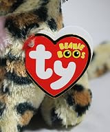 TY Beanie Boo Livvie Leopard Beanie Boo Plush Toy Multicoloured view 4