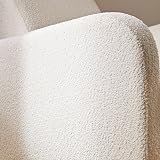 CuddleCo Etta Nursing Chair Boucle Off-White Elegant Mushroom Tone view 7