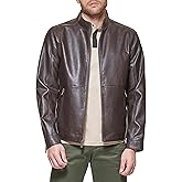 DOCKERS Men's The Dylan Faux Leather Racer Jacket