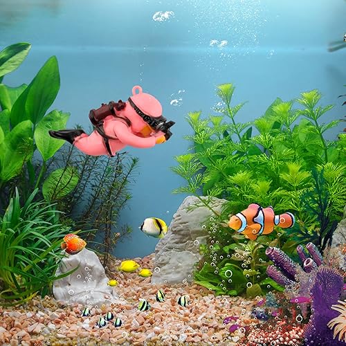 onesimcr Floating Fish Tank Decorations, Aquarium Decorations, Lovely Diver Fish  Tank Decorations, Floating Device Fish Tank AccessoriesSuitable for All  Kinds of Fish Tanks(Pink) in Kenya | Whizz Ornaments