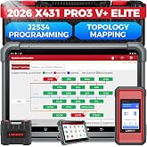 Launch X431 PRO3 V+ Elite SmartlinkC Bidirectional Scan Tool J2534 Protocol | 2026 HD Truck Scanner, 10.1 inch, Topology Map, 60+Service, ECU Online Coding, CANFD/DoIP/D-PDU,FCA AutoAuth 2 Yrs Update
