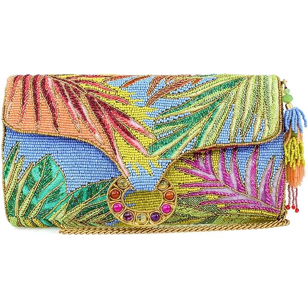 Mary Frances Meet Me in the Tropics Shoulder Bag, Multi, One Size