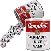 TDC Games Campbell's Alphabet Dice Game, Great for Party Favors, for Travel, Camping Family Game Night, Yard Games for Adults and Family