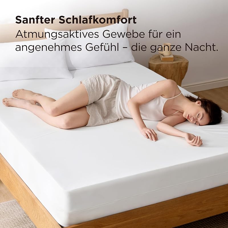 Matratzenbezug 90 x 200 x 30 cm - Encasing Milbenbezug Anti-Milben