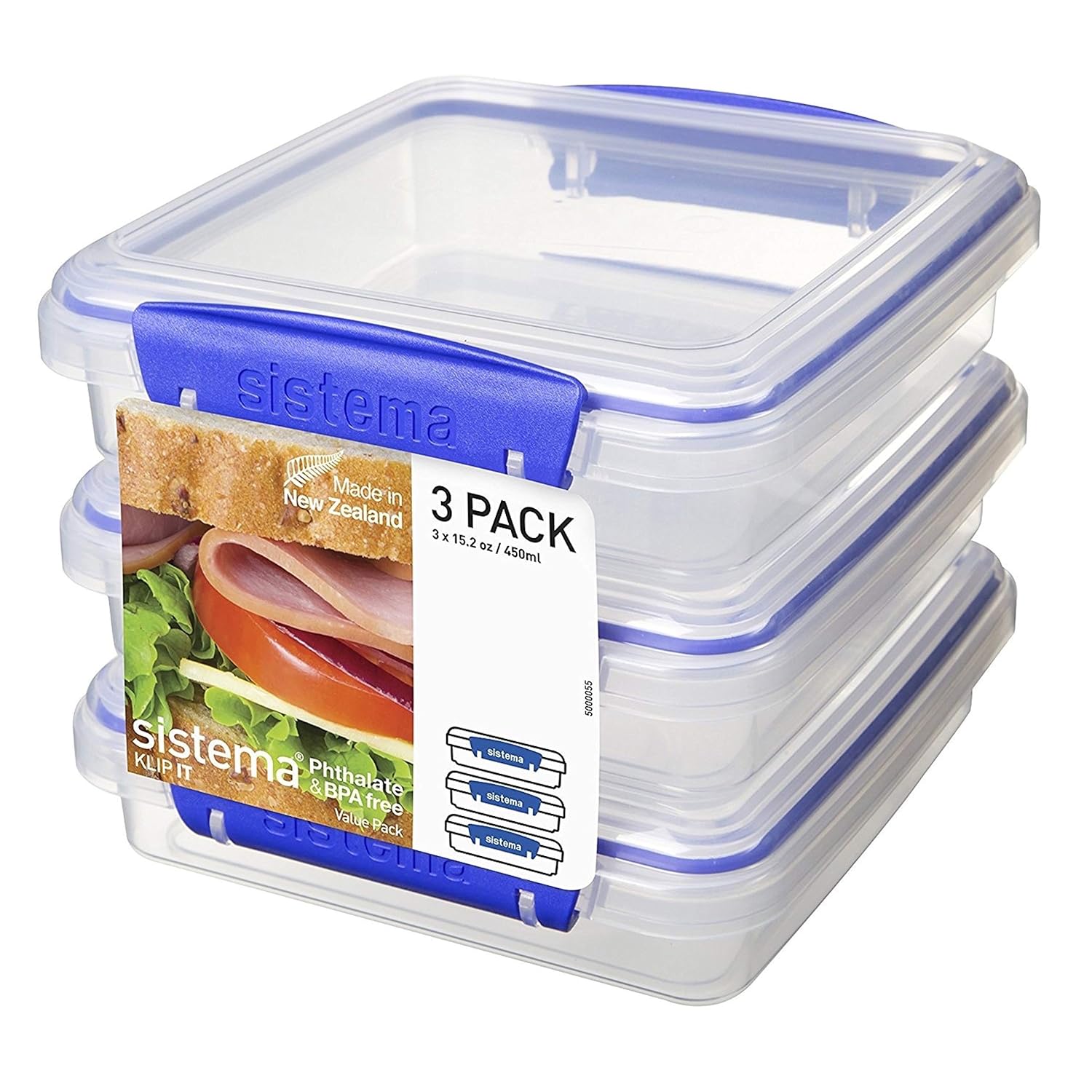 Sistema 41647 Lunch Collection Food storage containers, Set of 3