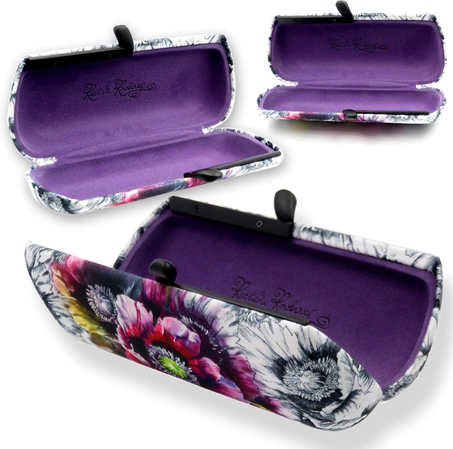 Glasses case with Kiss Lock Design MyEyeglassCase Eyeglass Case with