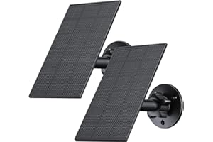 AOTHAIGRO 2 Pack Solar Panel Compatible with Blink Camera, for Blink Outdoor 4 (4th Gen)/Blink Outdoor (3rd Gen) XT3 and Blink XT/XT2 Camera, Waterproof 2.5W Solar Panel with 9.8ft Cable
