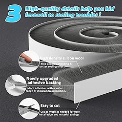 Bantie 40FT Weather Stripping Door Window Seal