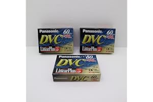 Panasonic AY-DVM60EJ3 MiniDV Tapes (60 Minute, 3 Pack)
