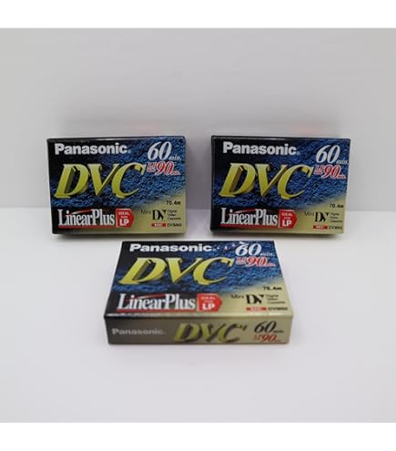 Amazon.com: Panasonic AY-DVM60EJ 60-Minute DVC (Mini DV