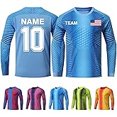 ORYG Kids Goalkeeper Jersey Custom Padded Goalie Shirt Personalized Soccer Keeper Uniform for Men Youth with Name Number Logo