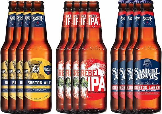 Samuel Adams Bier Paket mit 12 Bierflaschen