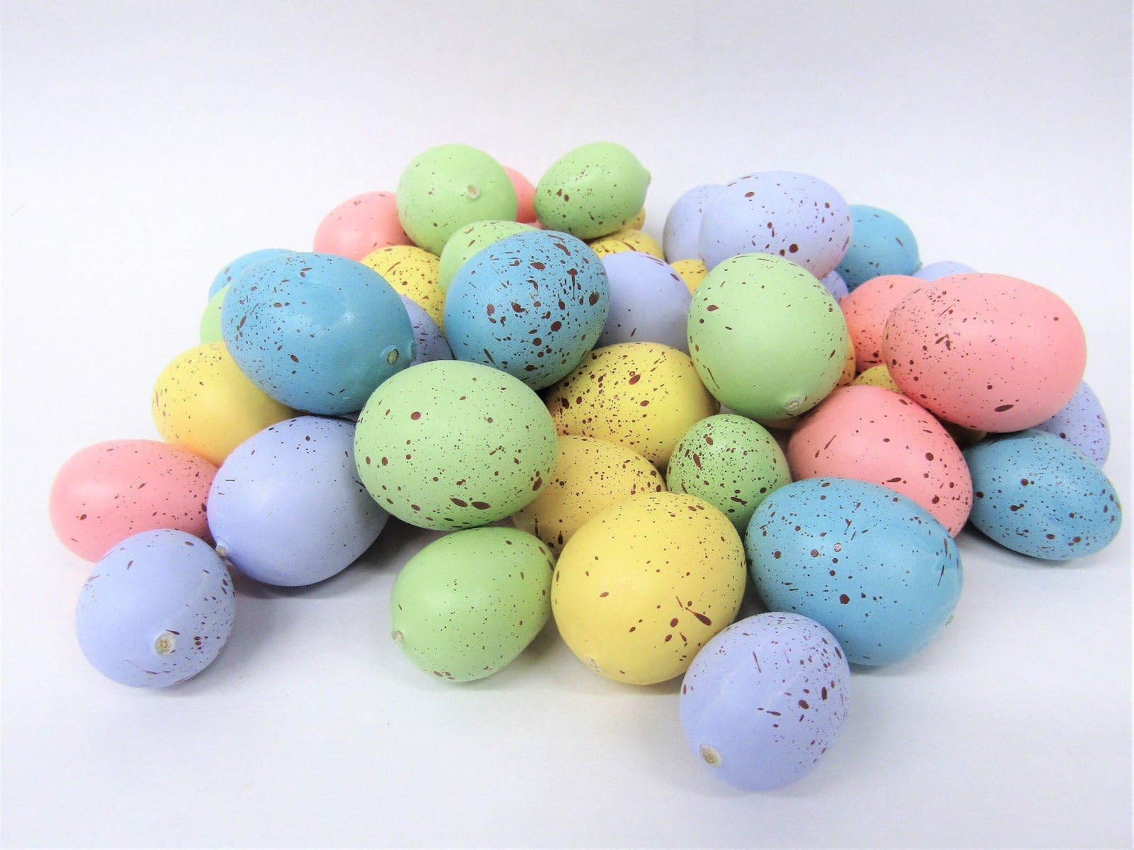 Stag Lane Primitives New Set Lot 44 1.25" & 1" Small Mini Colored Bird Spring Nest Speckled Eggs