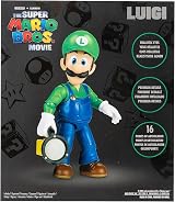 The Super Mario Bros Movie Luigi Action Figure 5in with Flashlight Accessory view 8