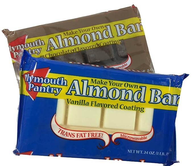 Amazon Com Plymouth Pantry Almond Bark Chocolate And Almond Bark