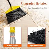 Lifewit Heavy Duty Broom with 53in Stainless Steel Handle 13in Head Yellow view 2