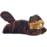 Aurora® Adorable Mini Flopsie™ Builder™ Stuffed Animal - Mini Companions Ready for Playful Adventures - for Kids All Ages, Toddlers, Adults, and Families - Brown 8 Inches