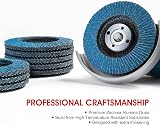 SATC 115mm Zirconia Flap Discs 40 Grit 10 Pack Type 29 Grinding Disc view 3