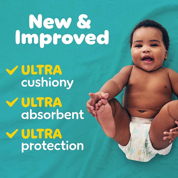 PAMPERS DIAPERS – BABY DRY – SIZE 1, 120 COUNT, ABSORBENT DISPOSABLE INFANT DIAPER (PACKAGING MAY VARY)