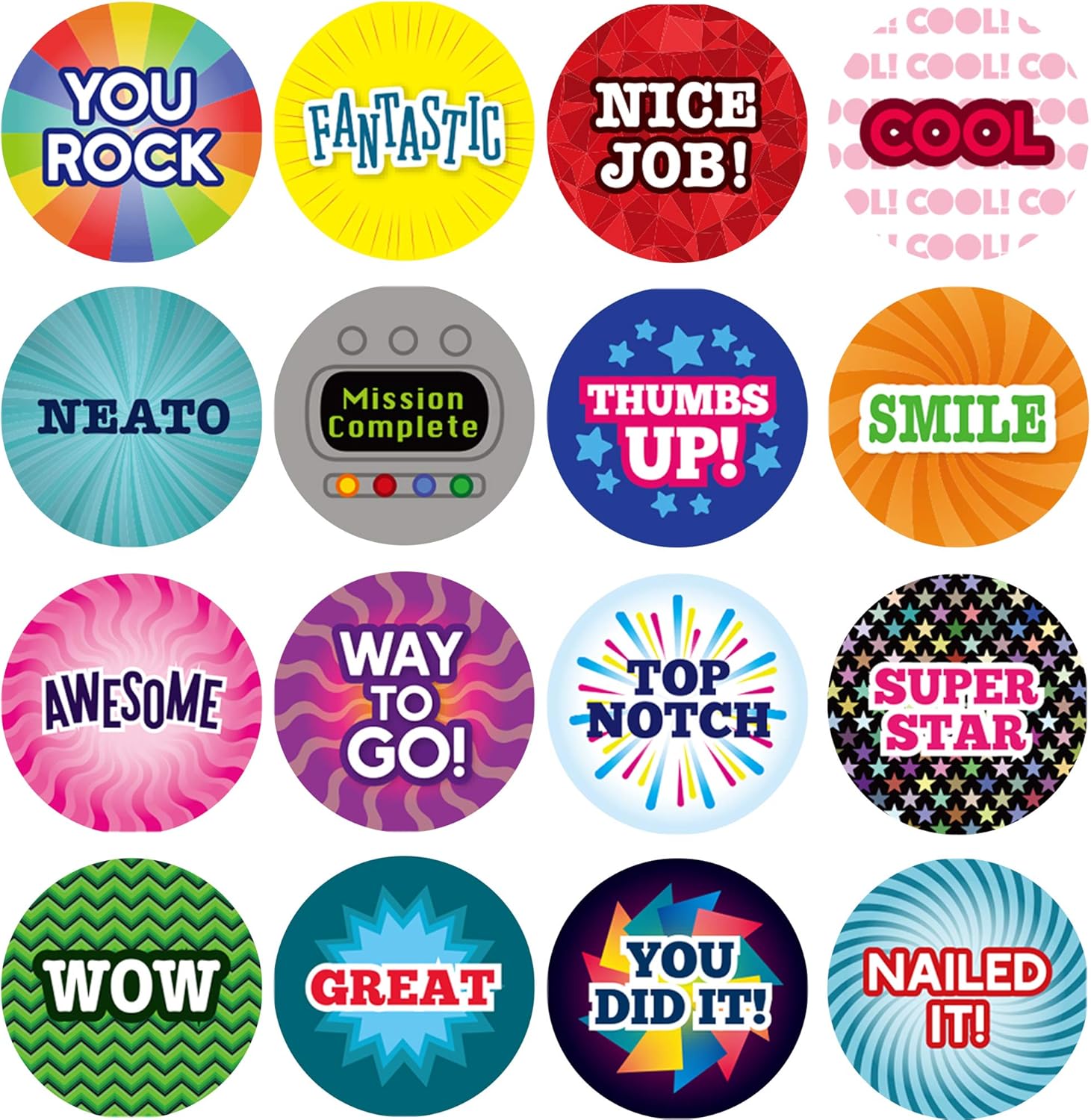 Youngever 3060 Motivational Stickers, Inspiring Planner Stickers, Motivational