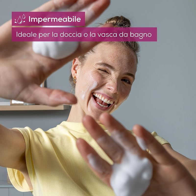 FC 52 Laguna Spazzola per il Viso Vibrante in Silicone, Pulizia Profonda dei Pori con Funzione Massaggio, Impermeabile, Adatta a Tutti i Tipi di Pelle