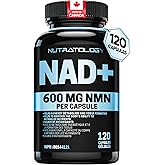 Nutratology NMN Supplement - 1200 mg Per Serving - NAD+ Booster - Made In Canada - Premium 99% Purity - Protects Cellular Hea