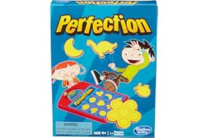 Hasbro Gaming Perfection Game for Kids | Popping Shapes and Pieces | Preschool Board Games for Clasroom | Back to School Gifts | Ages 4+ (Amazon Exclusive)