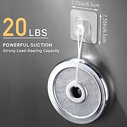 DELITON Clear Cute Storage Hooks, 10 Pack, Adhesion