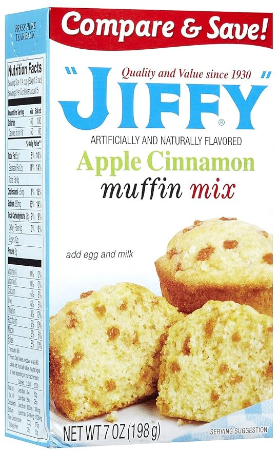 Jiffy Apple cinnamon muffin Mix (072486002502)