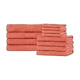 Superior Eco-Friendly Cotton 12-Piece Towel Set for