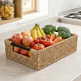 woodluv Storage Baskets Nesting Organiser 44x32x12.5 cm Seagrass view 9