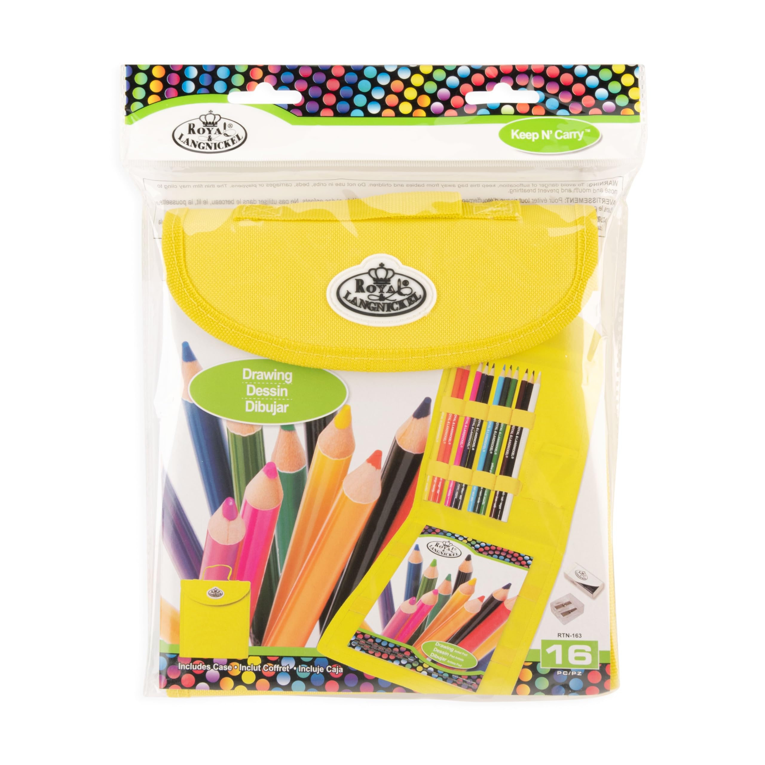Royal Brush Keep N' Carry Set-Drawing, Other, Multicoloured, 5.17 x 21.05 x 22.95 cm