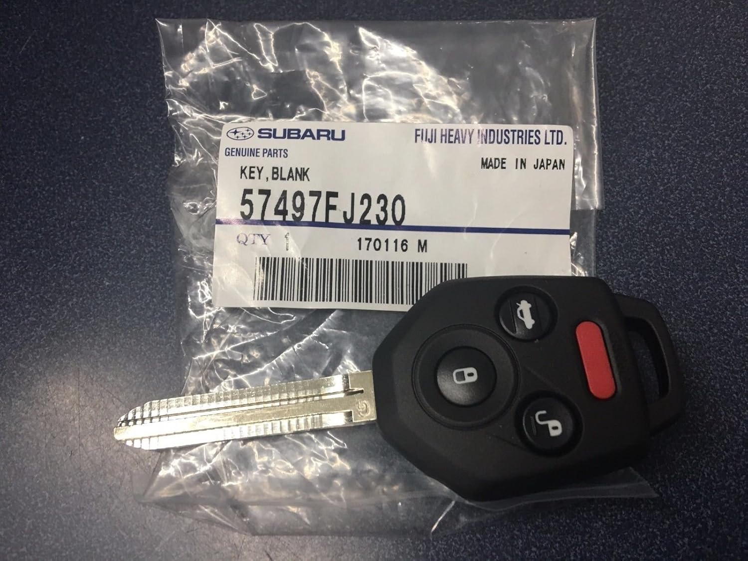 20152018 GENUINE SUBARU REMOTE KEY FORESTER CROSSTREK IMPREZA WRX 57497FJ230 oem, Keyless Entry 20152018 GENUINE SUBARU REMOTE KEY FORESTER CROSSTREK IMPREZA WRX 57497FJ230 oem, Keyless Entry