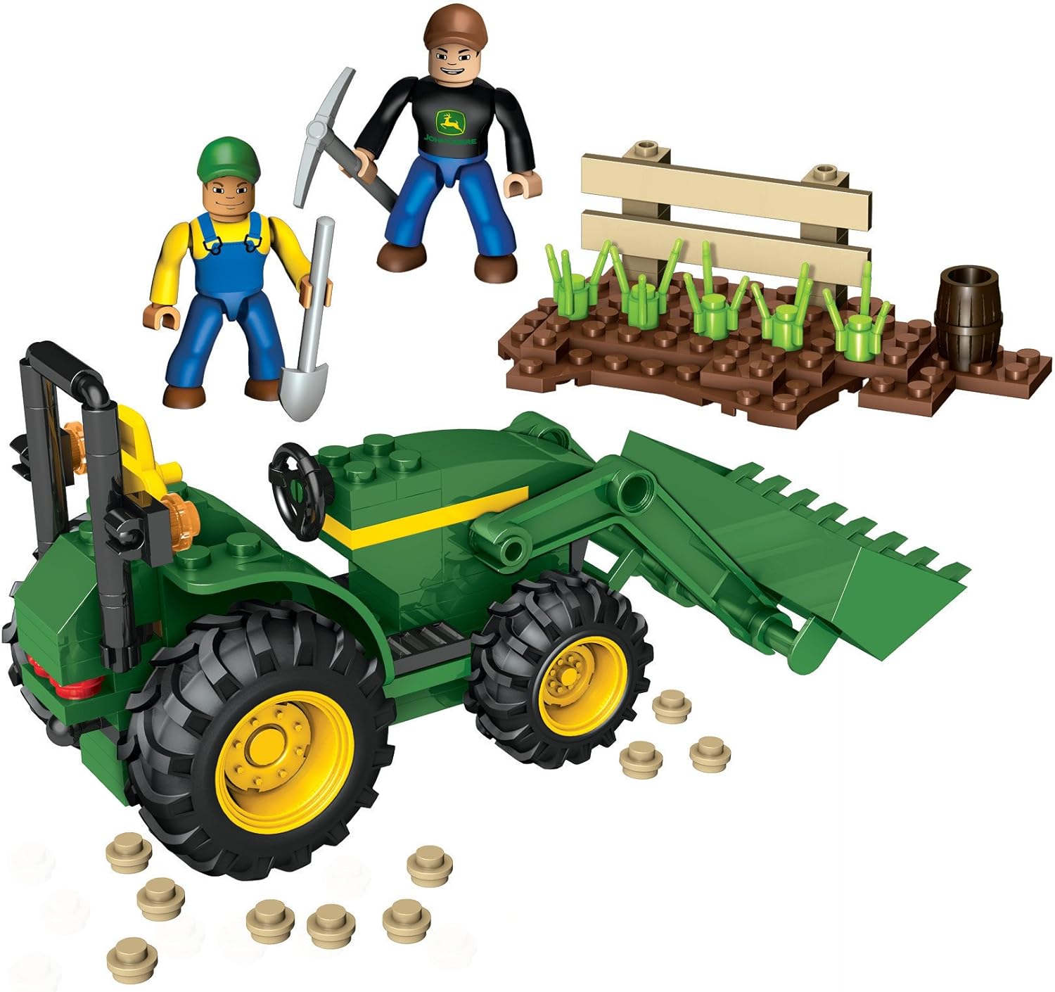 john deere mega bloks tractor