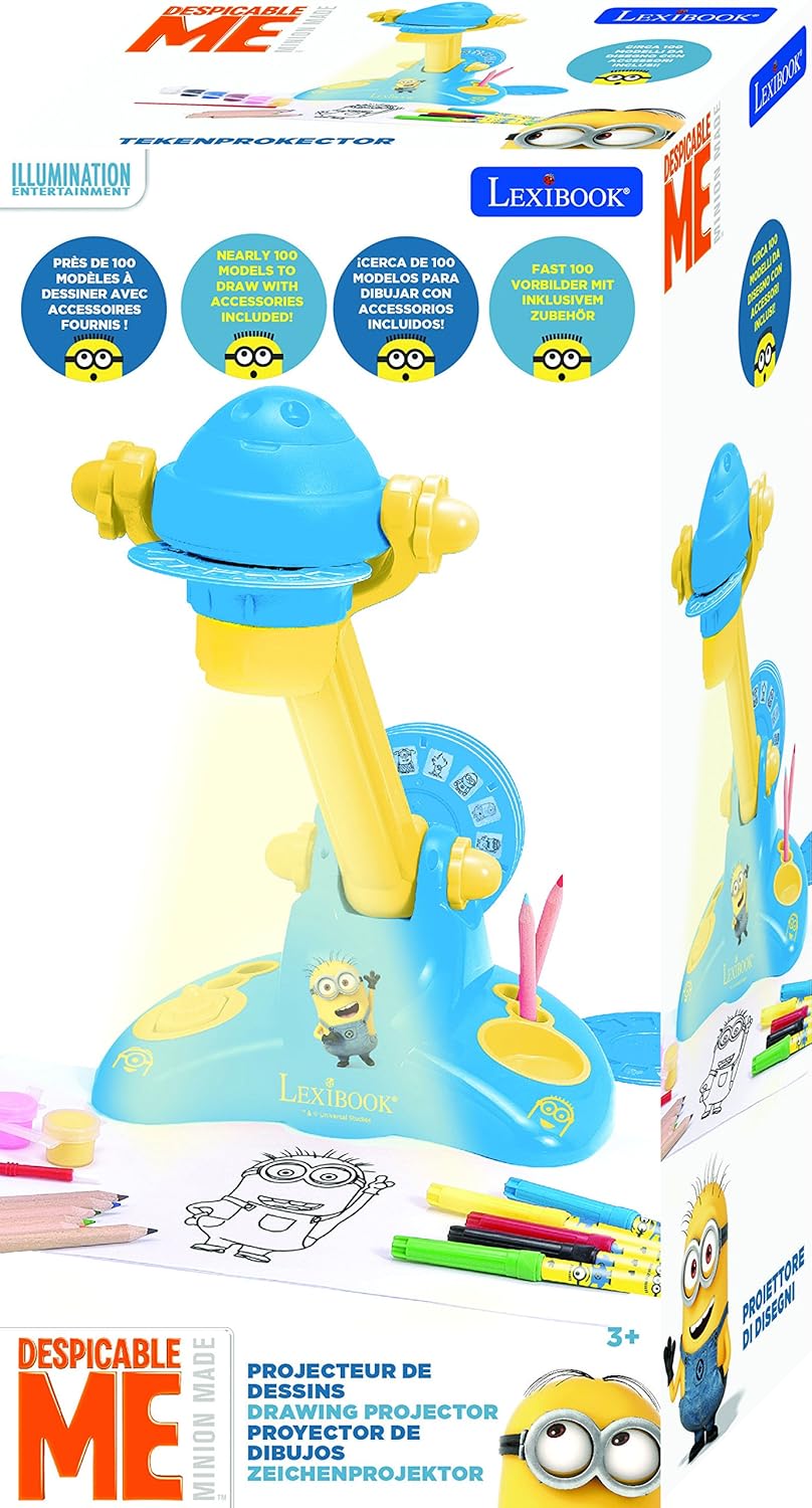Amazon.com: LEXiBOOK Minions Drawing Projector: Toys & Games