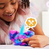 Furby Fur Kpop Princess Furblet Blue Keychain Clip Plush view 4