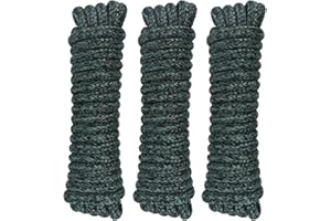 TETHER TITE TetherTite Boat Dock Lines 5/8 Inch 20/25/30 Ft,Double Braided Nylon Boat Dock Lines with Loop, Mooring Line Marine Rope (1/2" x20')