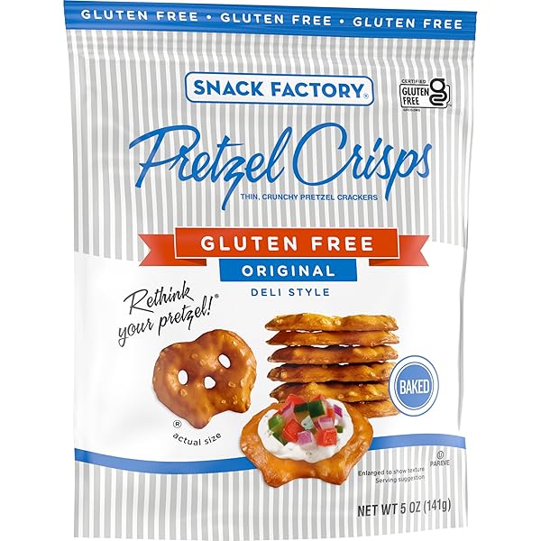 SNACK FACTORY PRETZEL CRISPS GLUTEN FREE, ORIGINAL FLAVOR, 5 OZ