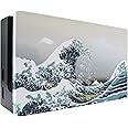 eXtremeRate Custom Soft Touch Grip Faceplate for Nintendo Switch Dock, The Great Wave Patterned DIY Replacement Housing Shell for Nintendo Switch Dock - Dock NOT Included