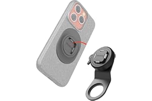 sincetop Bike Phone Mount - Series Q [ Quad ] - Mountain Bicycle Stem Phone Holder - Quick Lock & Release - Aluminum Handlebar Cycling Cell Holder for MTB Ebike Road Electric Gravel Bikes