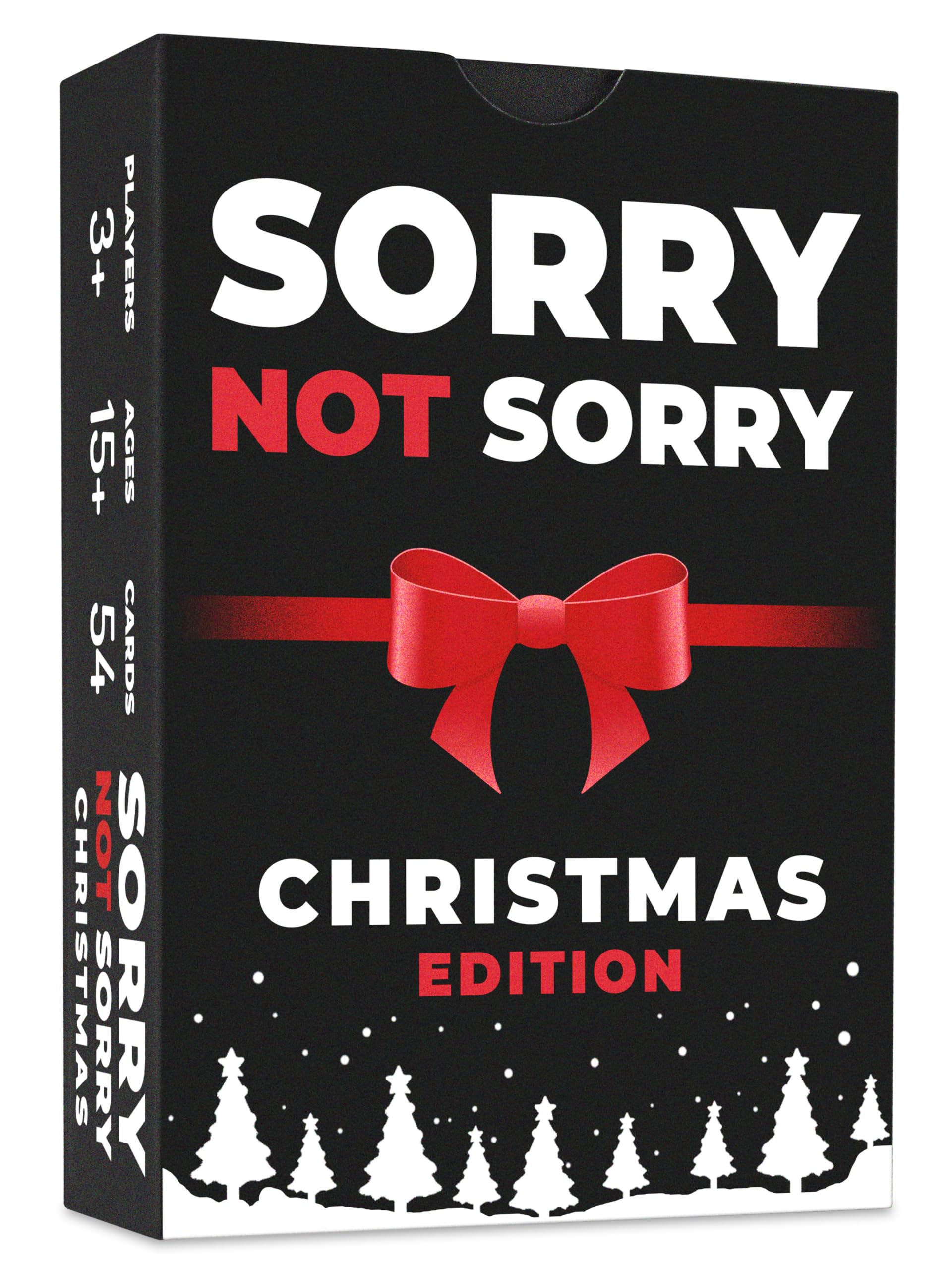 Sorry Not Sorry - Family Card Game | Christmas Stocking Filler | Xmas Gift Ideas, Secret Santa Gifts | Holiday Party Games | Adults Parties | Age 15+