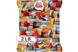 MONSTER CANDY Chocolate Party Favor Candy Mix - 2 lb Pinata Stuffers Candy Bulk - Goodie Bag Stuffers for Kids Party Favors - Chocolate Candy Variety Pack Bulk - Bulk Candy Individually Wrapped Candies