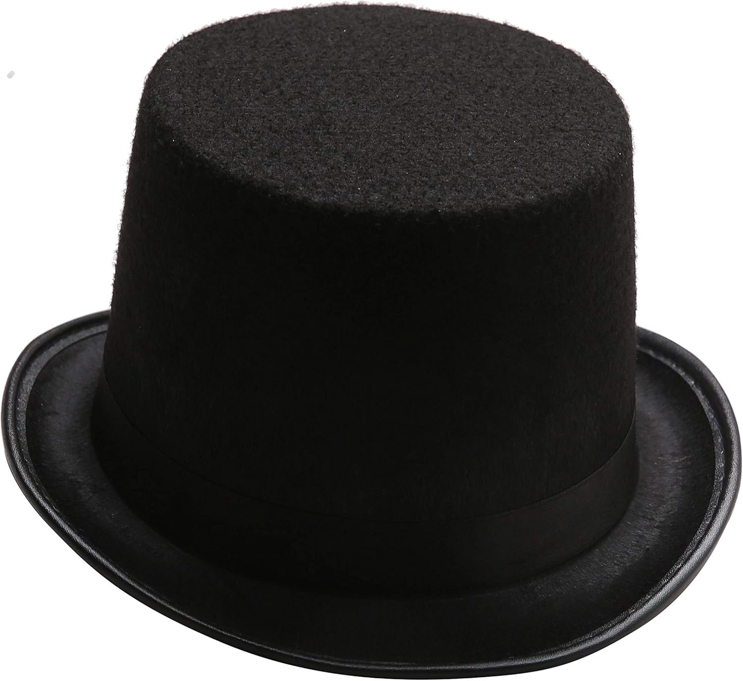 Funny Black Felt Kids Top Hat - Dress Up Lincoln Hats for Magician or Ringmaster Costumes