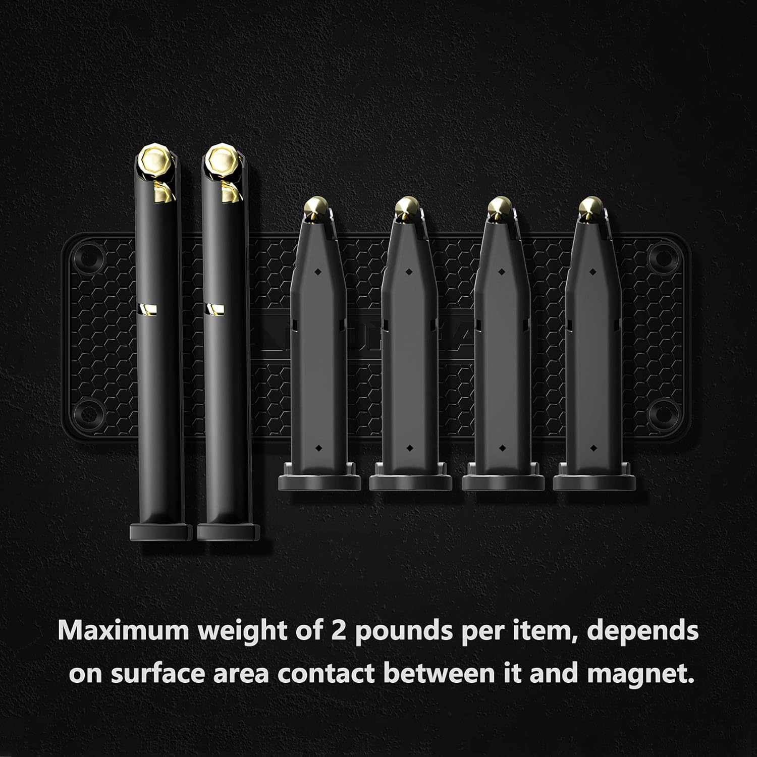 Adoreal Gun Magnet for Ammo Storage, Gun Safe Organizer, Magnetic Gun Mount for Handgun, Pistol and Rifle Mags : Sports & Outdoors